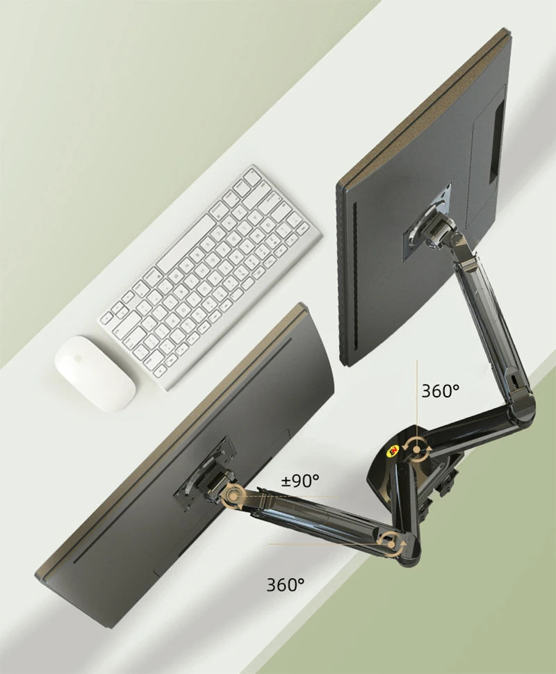 Dual Monitor Arm for 17–30 Inch Displays