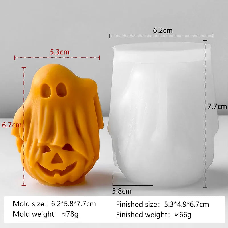 Halloween Animal Candle Mold Set – Silicone DIY Molds