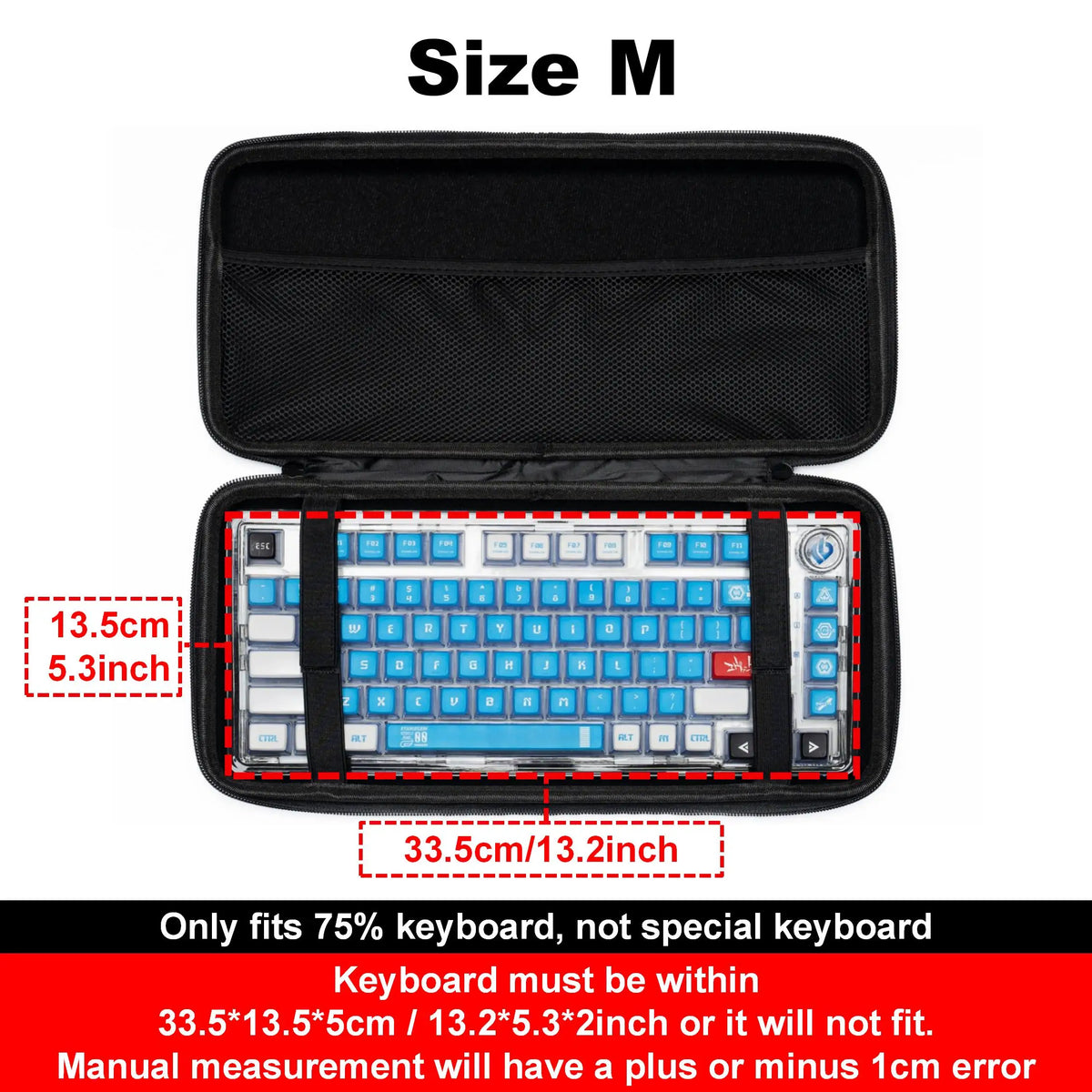 Portable Hard Shell Keyboard Carrying Case