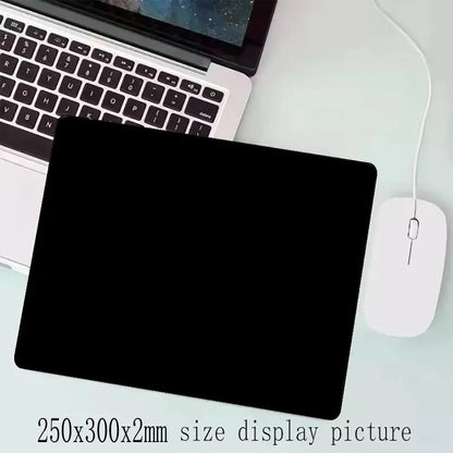 Black Gaming &amp; Office Mouse Pad