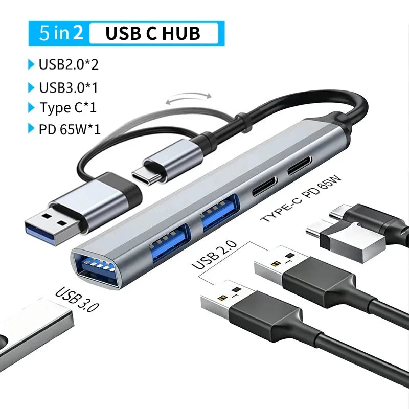 USB-C Multiport Hub with Card Reader