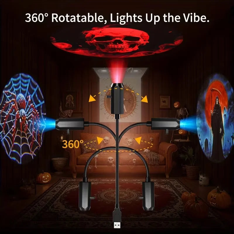 Halloween USB Projector Light