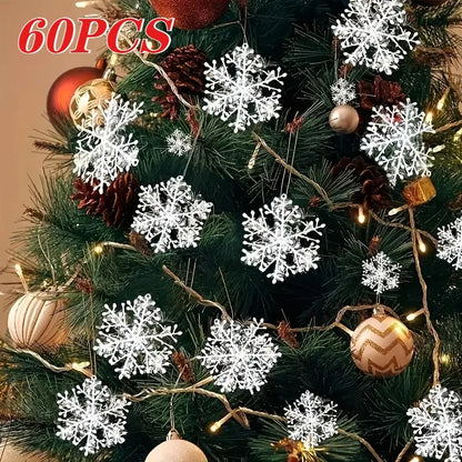 Hanging Christmas Snowflake Decorations