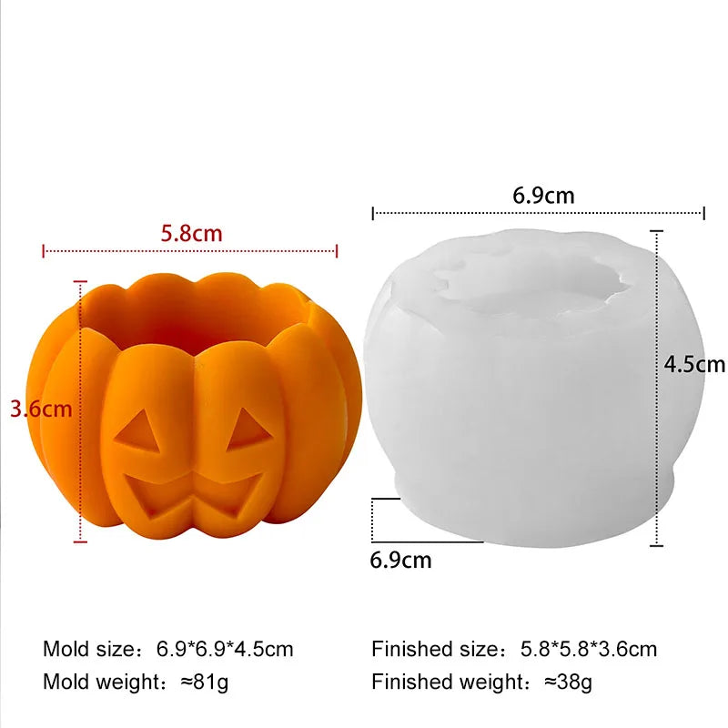 Halloween Animal Candle Mold Set – Silicone DIY Molds
