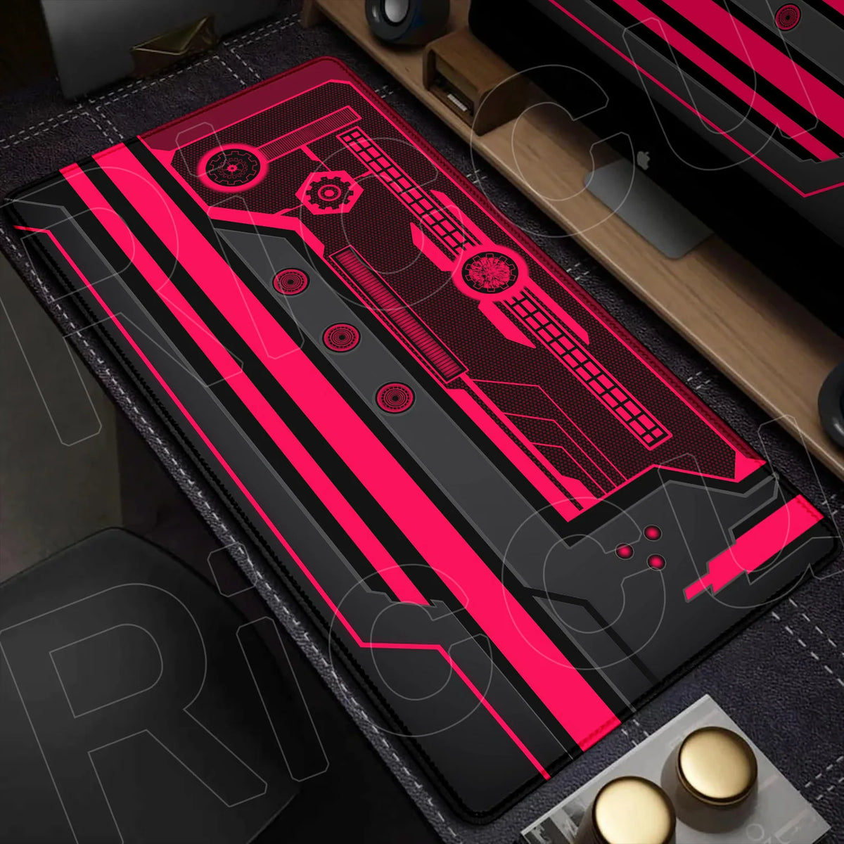 Extended Sci-Fi Gaming Mouse Pad