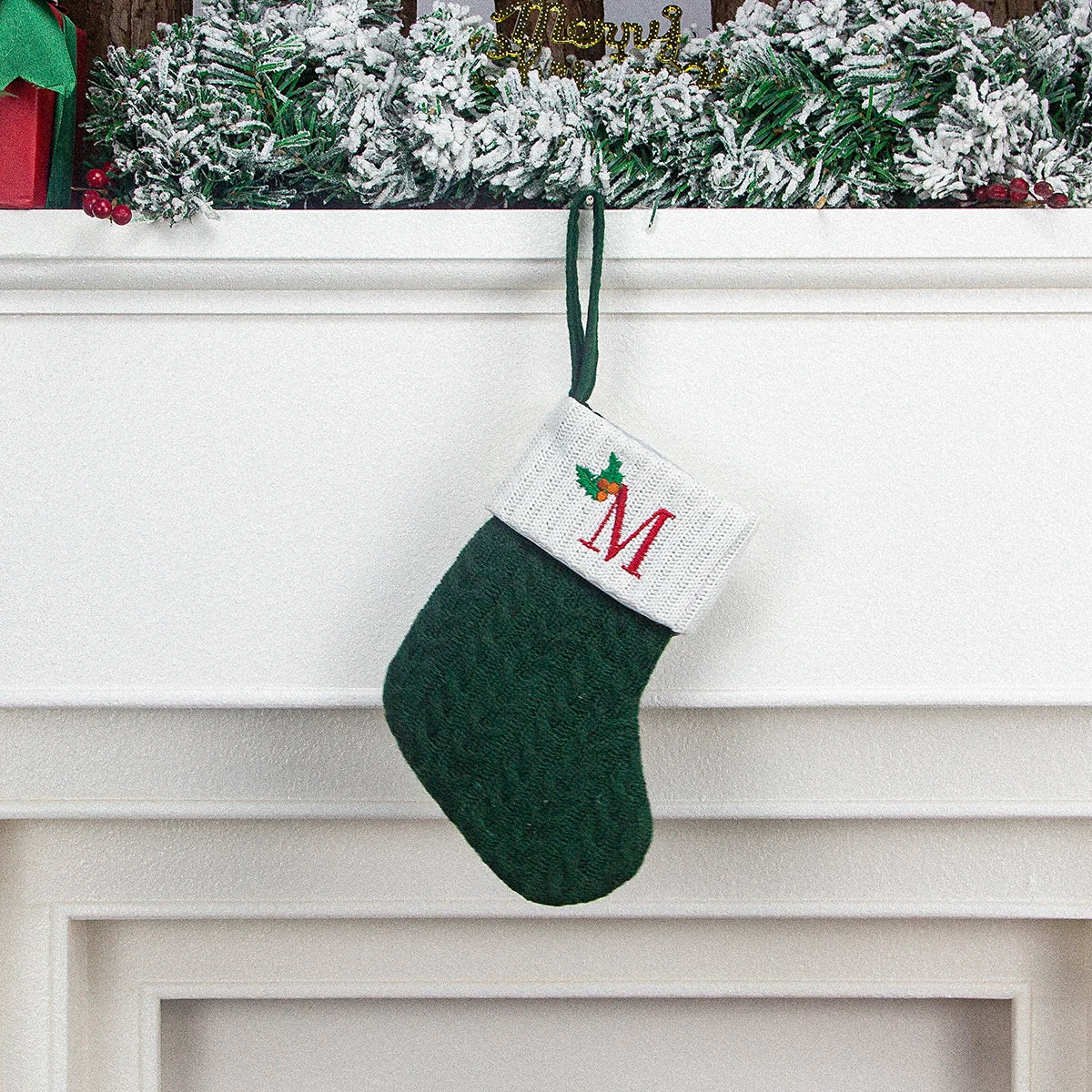 Letter Christmas Stocking Ornament