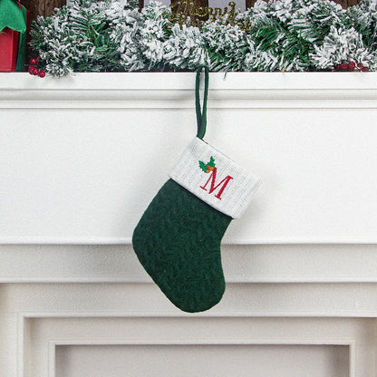Letter Christmas Stocking Ornament