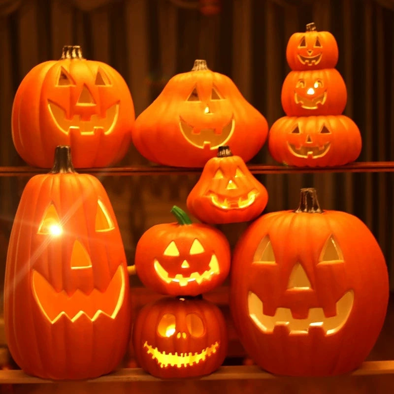 Light-Up Pumpkin Lantern – Outdoor Halloween Decor