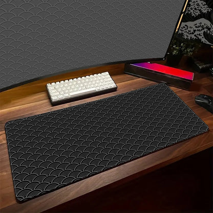 Black &amp; White Extended Gaming Mouse Pad