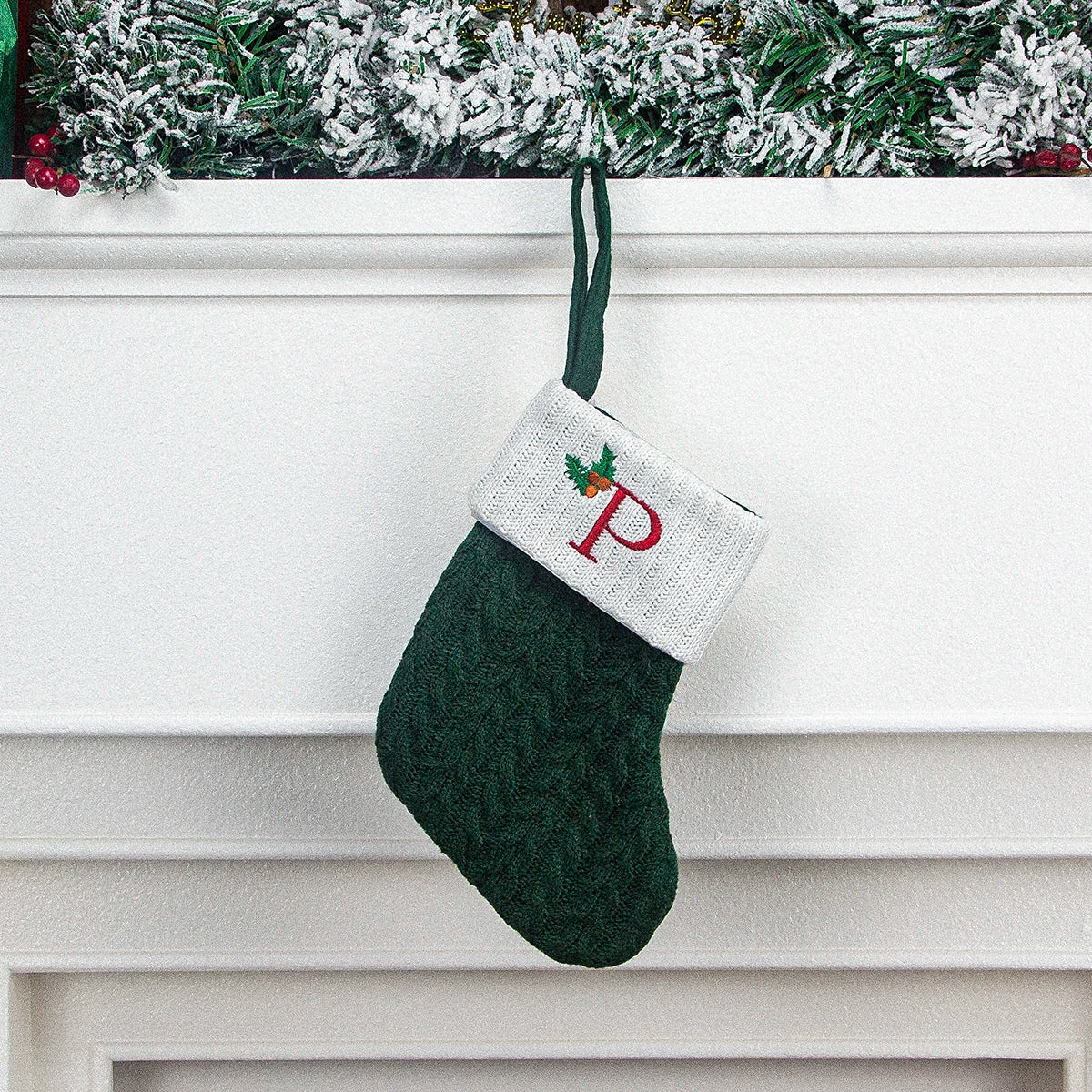 Letter Christmas Stocking Ornament