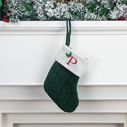 Letter Christmas Stocking Ornament