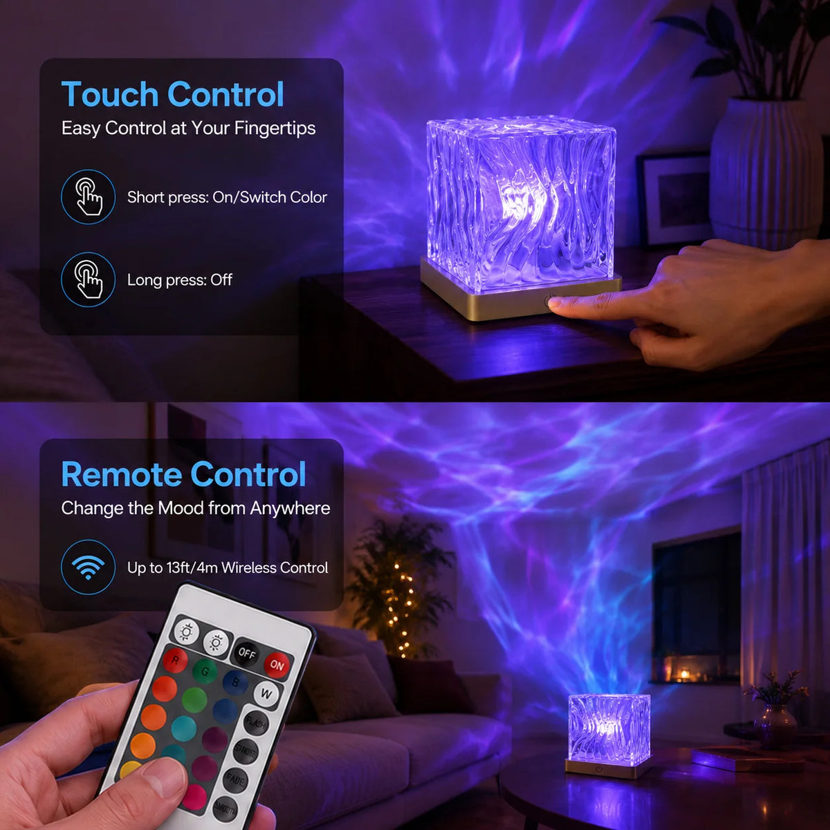 Aurora &amp; Water Wave Projection Lamp
