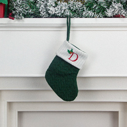 Letter Christmas Stocking Ornament