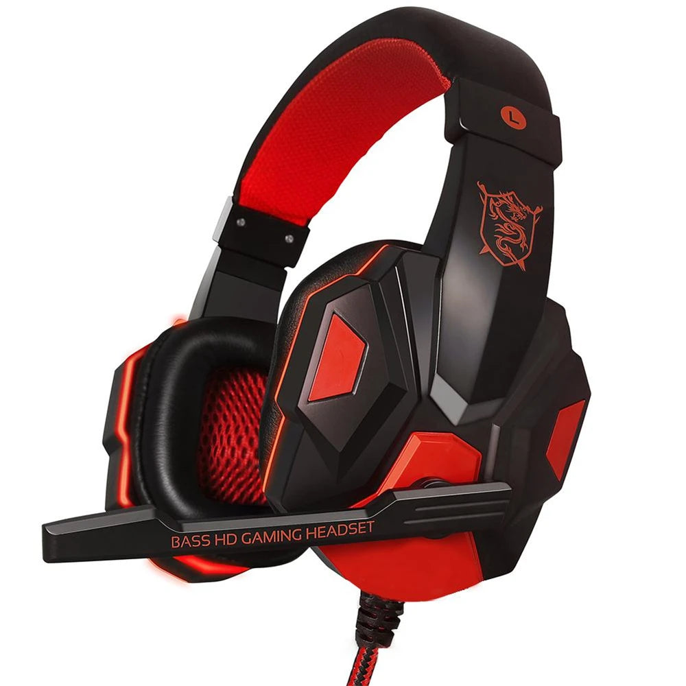 Wired Gaming Headset with Noise-Cancelling Microphone