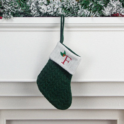 Letter Christmas Stocking Ornament