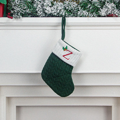 Letter Christmas Stocking Ornament