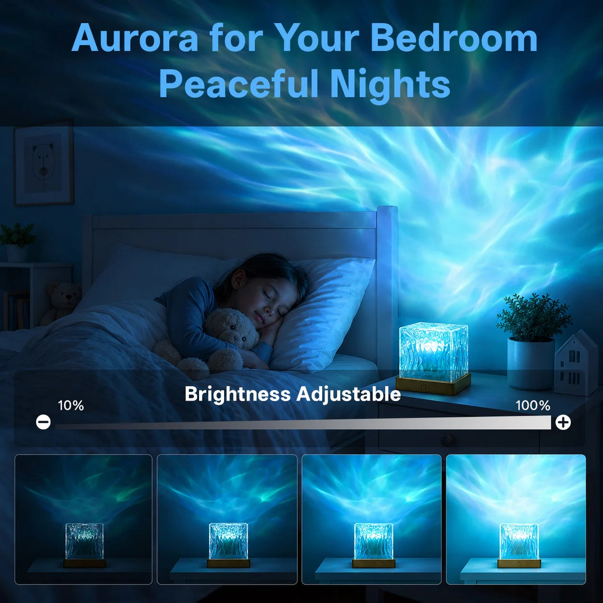 Aurora &amp; Water Wave Projection Lamp