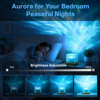 Aurora &amp; Water Wave Projection Lamp