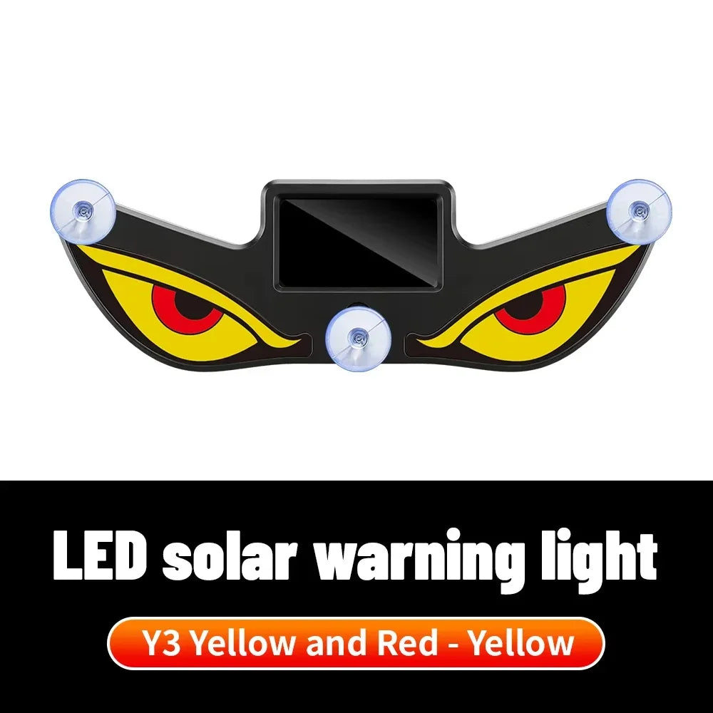 Solar Halloween Demon-Eye Car Lights – Decorative Vehicle Lights