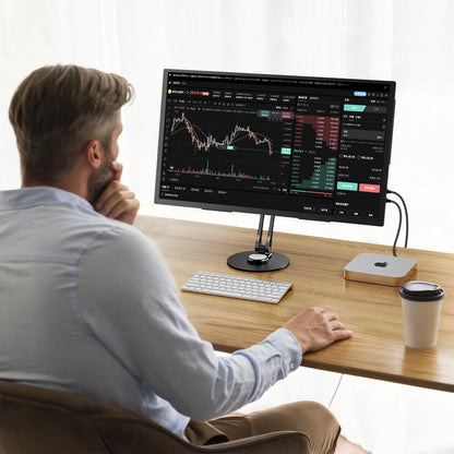 Single Monitor Desk Stand for 12–22 Inch Displays