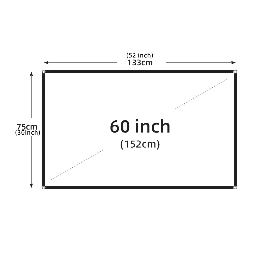 Portable 16:9 Projector Screen