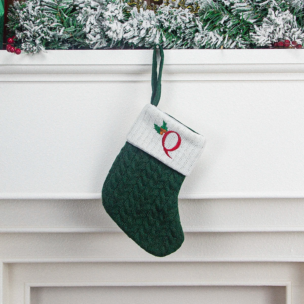 Letter Christmas Stocking Ornament