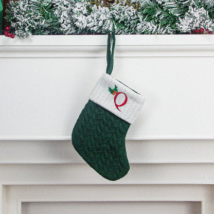 Letter Christmas Stocking Ornament