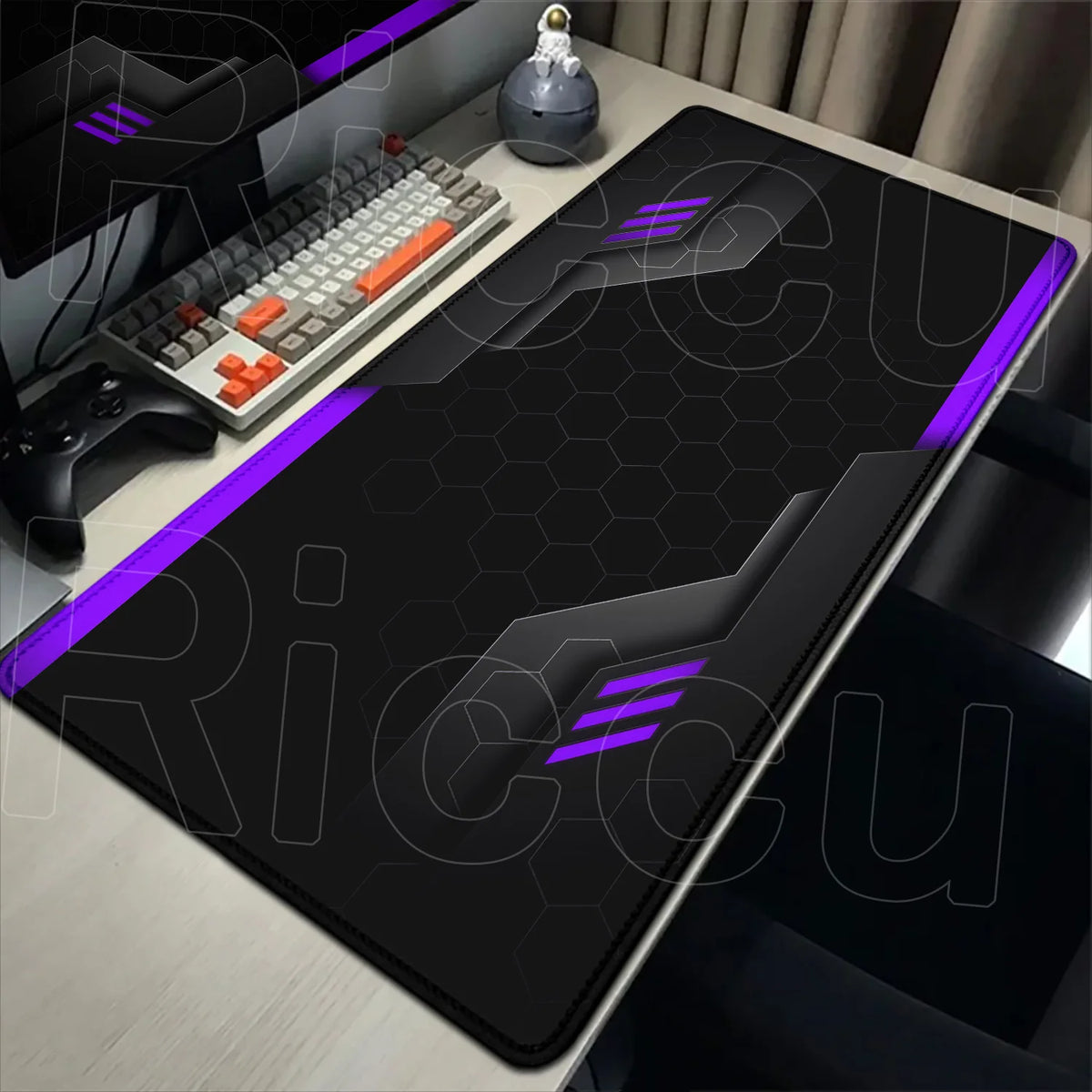 Extended Sci-Fi Gaming Mouse Pad