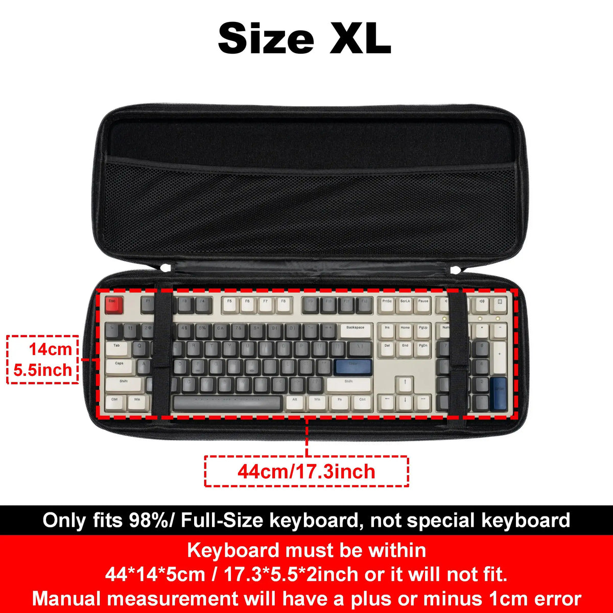 Portable Hard Shell Keyboard Carrying Case