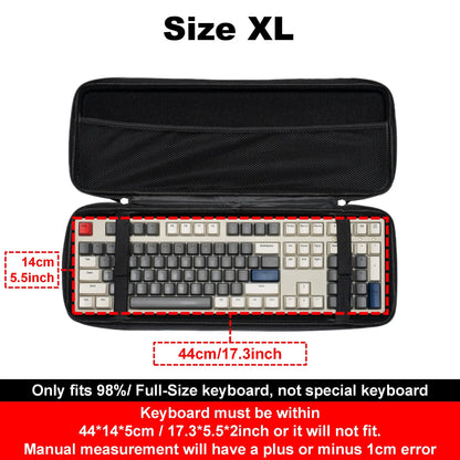 Portable Hard Shell Keyboard Carrying Case