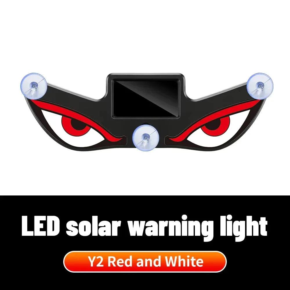 Solar Halloween Demon-Eye Car Lights – Decorative Vehicle Lights