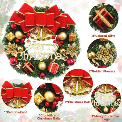 Christmas Wreath Door &amp; Window Decoration