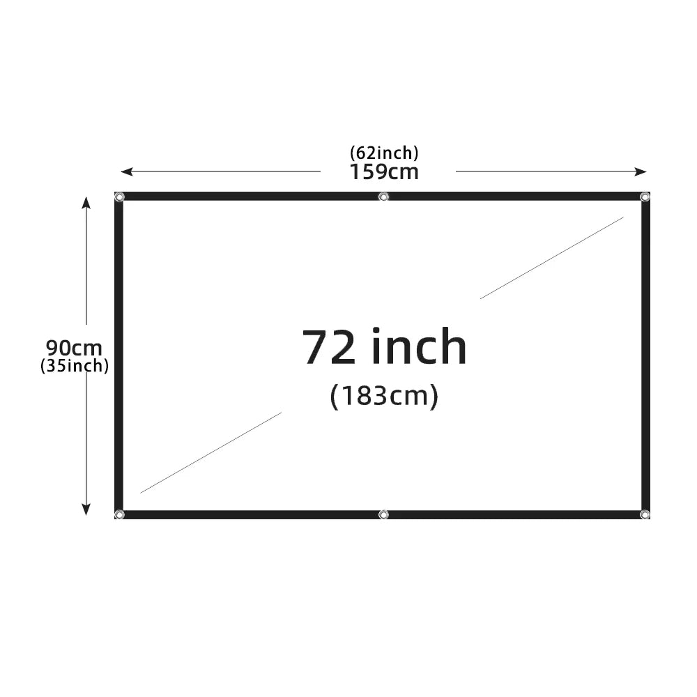 Portable 16:9 Projector Screen