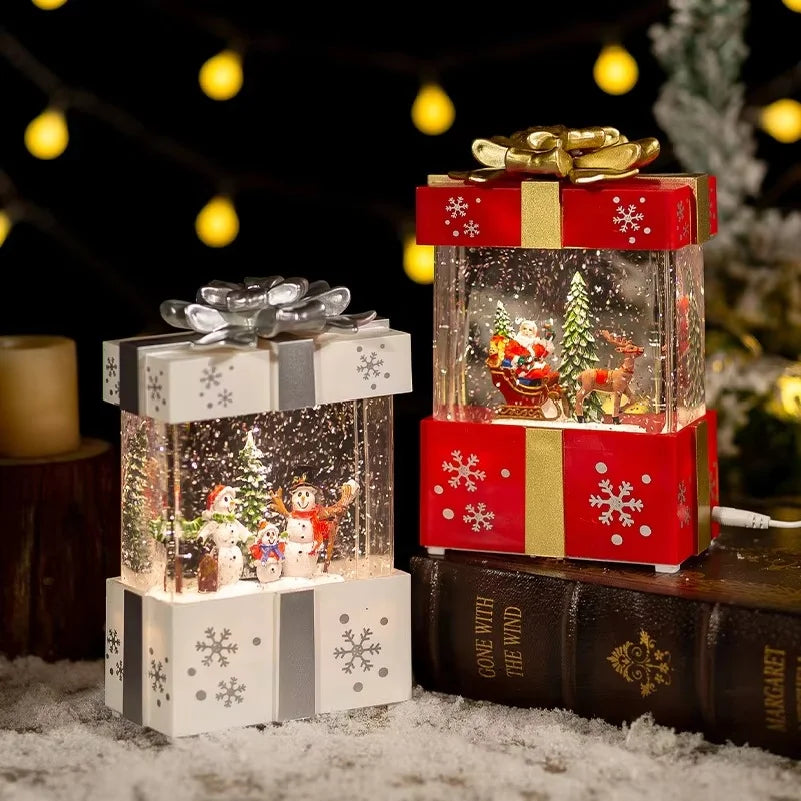 Rotating Santa Christmas Music Box