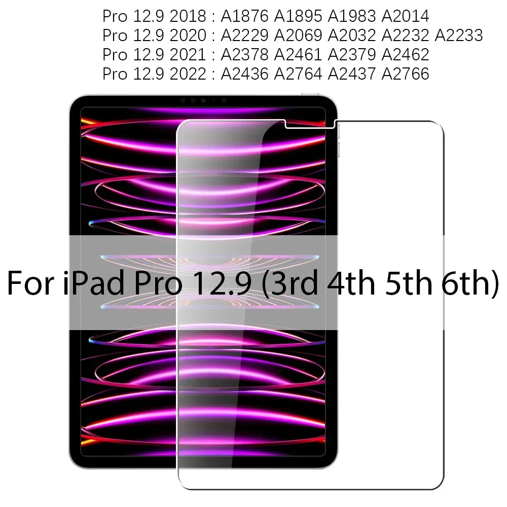 Tempered Glass Screen Protectors for iPad Air &amp; Pro