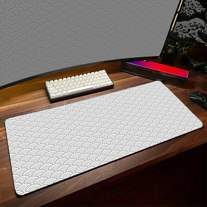 Black &amp; White Extended Gaming Mouse Pad