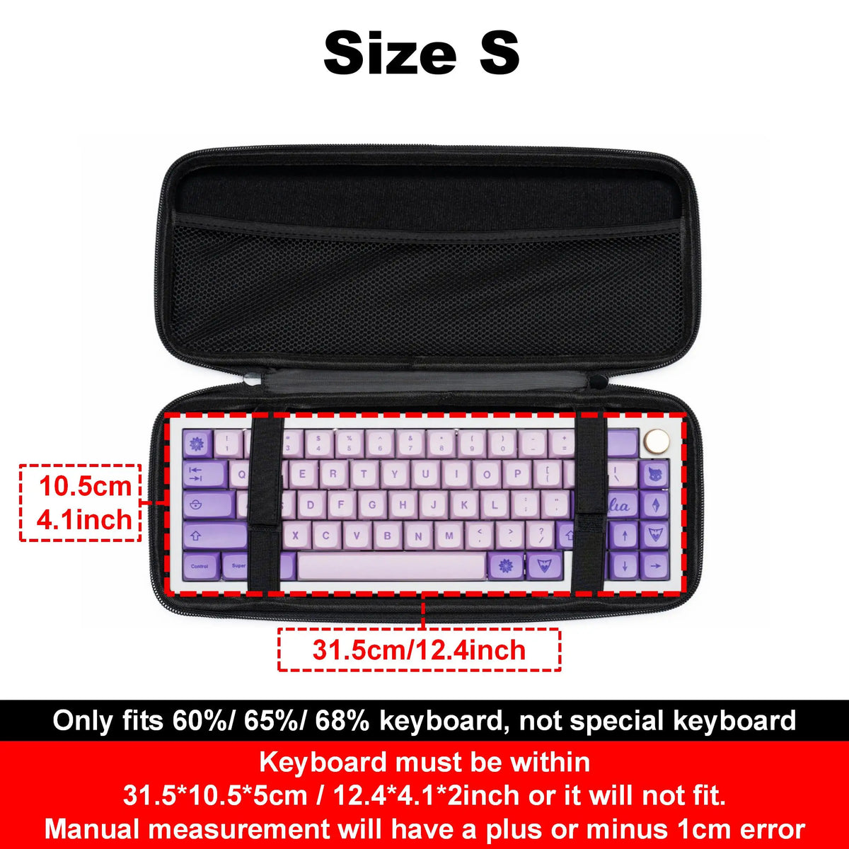 Portable Hard Shell Keyboard Carrying Case
