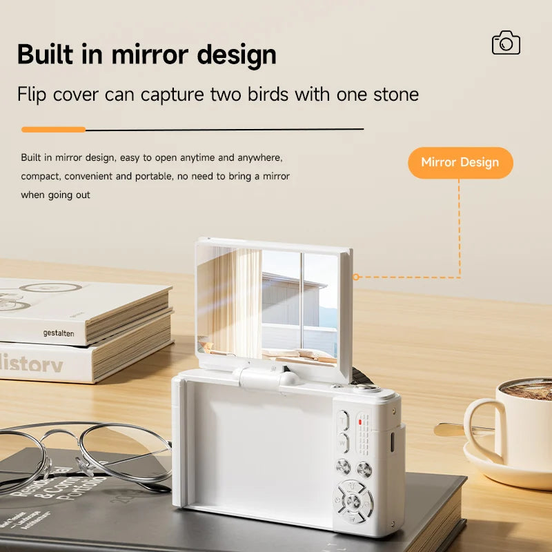 4K 64MP Compact Digital Camera with 18× Zoom