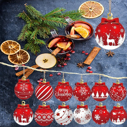 12-Piece Christmas Ball Ornament Set
