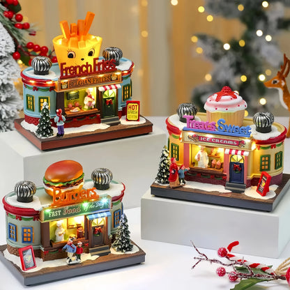 Lighted Christmas Music Box Ornament