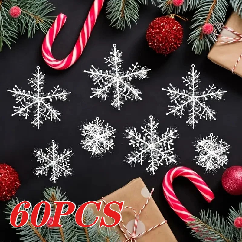 Hanging Christmas Snowflake Decorations