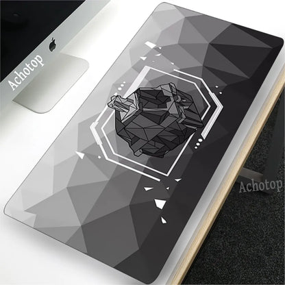 Black &amp; White Extended Gaming Mouse Pad