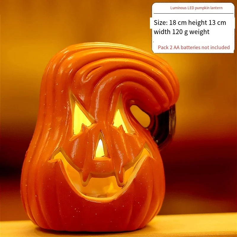 Light-Up Pumpkin Lantern – Outdoor Halloween Decor