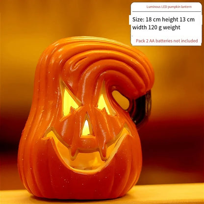 Light-Up Pumpkin Lantern – Outdoor Halloween Decor