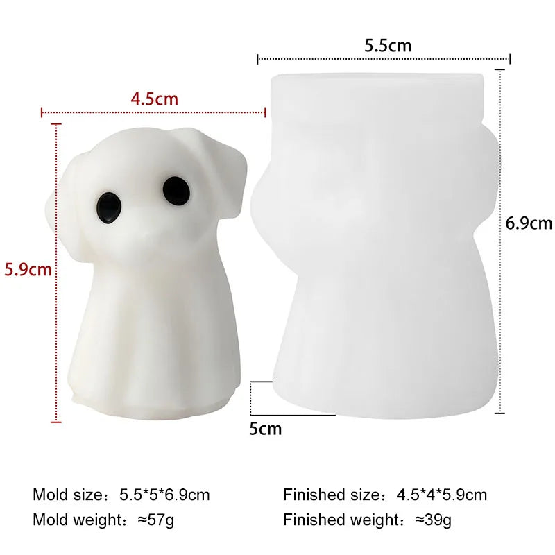Halloween Animal Candle Mold Set – Silicone DIY Molds