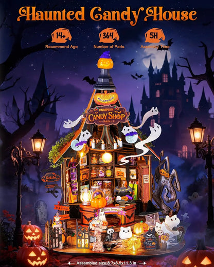Haunted Candy House DIY Miniature Kit