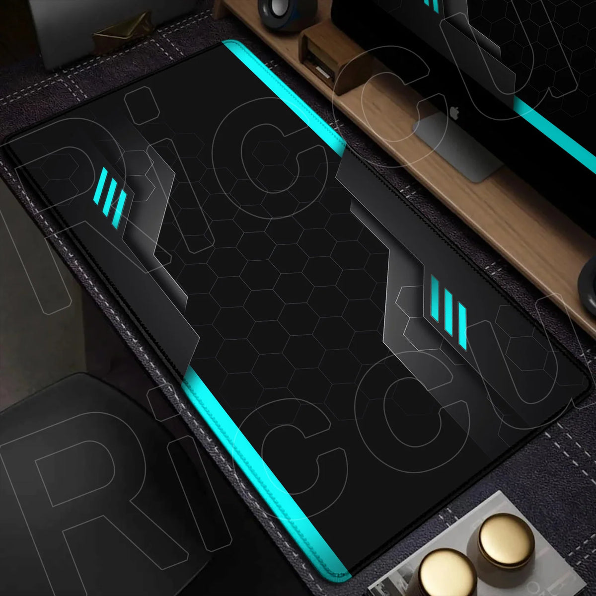 Extended Sci-Fi Gaming Mouse Pad