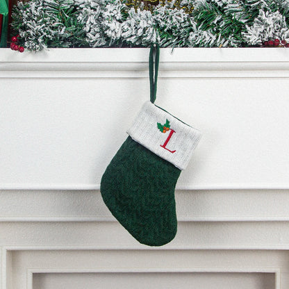 Letter Christmas Stocking Ornament