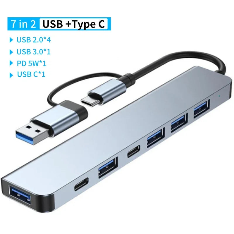 USB-C Multiport Hub with Card Reader