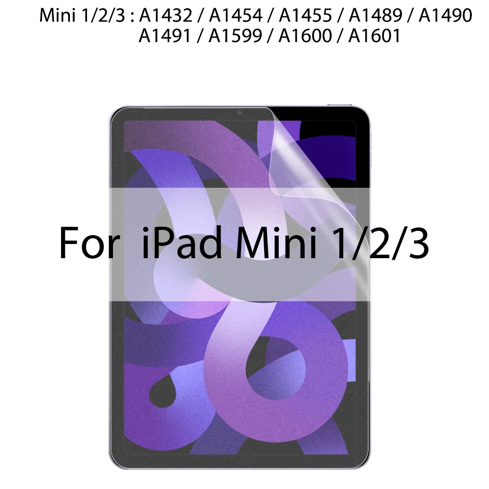 Matte PET Screen Protectors for iPad